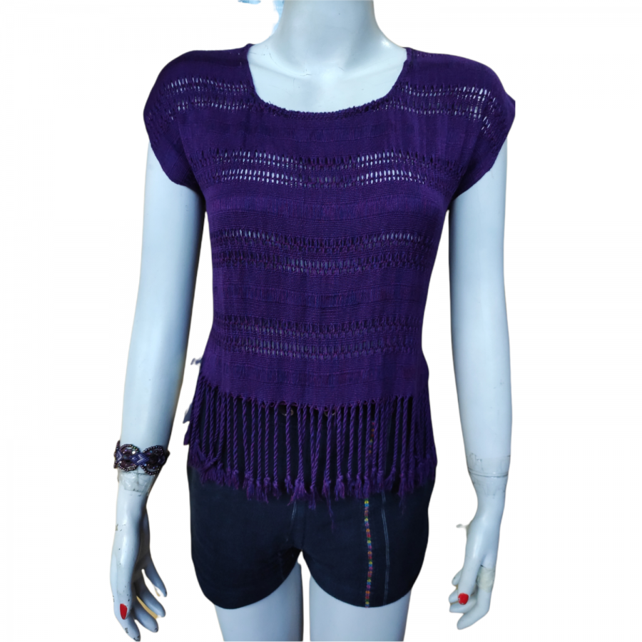 Blusa de flecos 2025