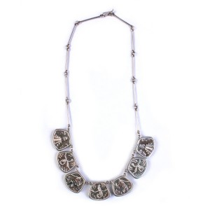 Collar de plata con Jade