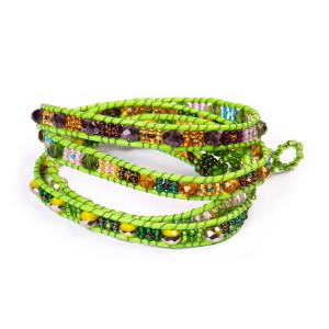 Pulsera Serpiente con Cristal