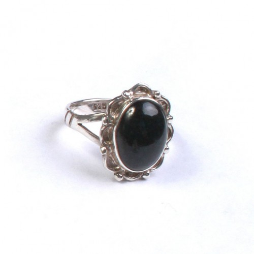 Anillo plata y jade